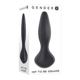 Hip To Be Square - Silicone Rechargeable Butt Plug (EV002871)