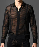 Andrew Christian Naked Truth Capsule See-Through Midnight Shirt (10437)