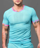Andrew Christian Miami Cabana Boy Mesh Tee (10466)