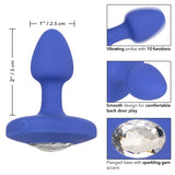 Cheeky Gems Rechargeable Vibrating Butt Plug - Two Sizes