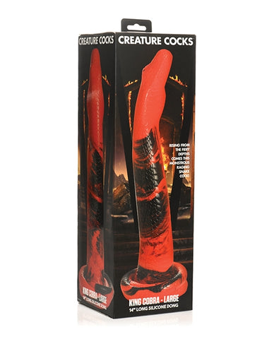 Creature Cocks - King Cobra - Large 14" Long Silicone Dong (XRAH281-L)