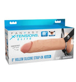 Fantasy X-Tensions Elite 8" Silicone Hollow Strap-On Dual Density (416021)