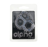 Alpha Liquid Silicone Beaded Rings (1491.80.2)