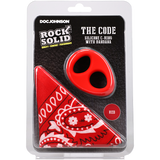 Rock Solid - The Code - Silicone Cock-Ring with Bandanna