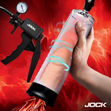 Jock - Pump Up Penis Pump with Gauge & Trigger Handle (XRCN1035)
