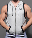 Andrew Christian Baller Sleeveless Hoodie (2980)