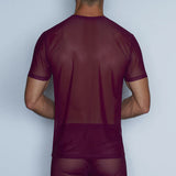 C-IN2 Sheer Crew Neck T-Shirt (5705)