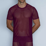 C-IN2 Sheer Crew Neck T-Shirt (5705)