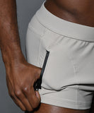 Andrew Christian Stretch Rib Jogger Shorts (6826)