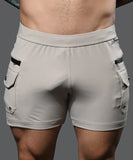 Andrew Christian Stretch Rib Cargo Training Shorts (6833)
