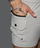 Andrew Christian Stretch Rib Cargo Training Shorts (6833)