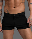 Andrew Christian Skinny Stretch Jean Shorts (3" Inseam) (6890)
