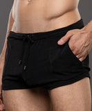 Andrew Christian Sensual Rib Resort Shorts (2" Inseam) (6911)