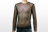 Alpha Charlie - Diamond Mesh Long Sleeved Tee
