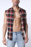 CellBlock13 Lumber Jacked Sleeveless Shirt (CBS376)