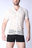 Timoteo Palermo Button Down Mesh Shirt (TMS257)