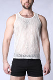 Timoteo Positano Lace Tank Top (TMS269)