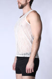 Timoteo Positano Lace Tank Top (TMS269)