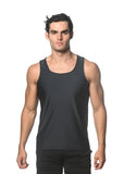 St33le Textured Mesh Performance Tank Top (282)