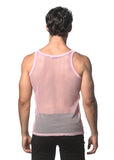 St33le Stretch Mesh Tank with Side Tape (11120)