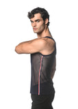 St33le Stretch Mesh Tank with Side Tape (11120)