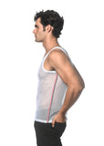 St33le Stretch Mesh Tank with Side Tape (11120)