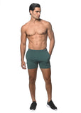 St33le Textured Stretch Mesh Performance Shorts (1466-88)