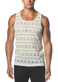 St33le Oval Stretch Gossimer Lace Tank Top (25002)