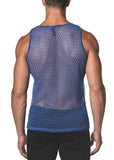 St33le Web Stretch Gossimer Lace Tank Top (25004)