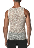 St33le Stars Stretch Gossimer Lace Tank Top (25005)