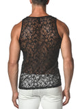 St33le Stars Stretch Gossimer Lace Tank Top (25005)