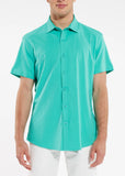 St33le Solid Knit Stretch Short Sleeve Shirt (960)