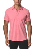 St33le Solid Cotton Stretch Knit Jersey Short Sleeve Shirt (963)