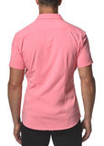 St33le Solid Cotton Stretch Knit Jersey Short Sleeve Shirt (963)