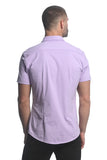 St33le Solid Cotton Stretch Knit Jersey Short Sleeve Shirt (963)