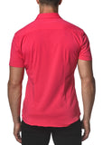 St33le Solid Cotton Stretch Knit Jersey Short Sleeve Shirt (963)
