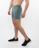 St33le Textured Mesh Stretch Performance Shorts (1466-93)
