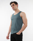 St33le Textured Stretch Mesh Performance Tank Top (286)