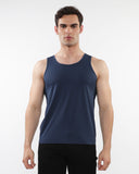 St33le Textured Stretch Mesh Performance Tank Top (286)