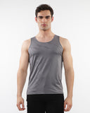 St33le Textured Stretch Mesh Performance Tank Top (287)