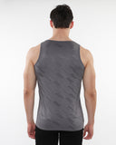 St33le Textured Stretch Mesh Performance Tank Top (287)