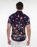 St33le Blooms Printed Cotton Knit Jersey Sleeve Shirt With Border Prints (9320)