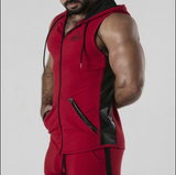 Locker Gear Back Sleeveless Hoody (LK1054)