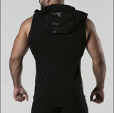 Locker Gear Back Sleeveless Hoody (LK1054)