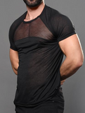 Andrew Christian City Mesh Burnout Tee (10388)