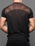 Andrew Christian City Mesh Burnout Tee (10388)