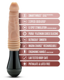Blush - Dr. Skin Silicone - Dr. Knight - Thrusting Gyrating Vibrating Dildo