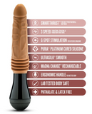 Blush - Dr. Skin Silicone - Dr. Knight - Thrusting Gyrating Vibrating Dildo