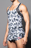 Andrew Christian City Camo Mesh Tank (2959)