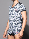 Andrew Christian City Camo Mesh Tee (10398)